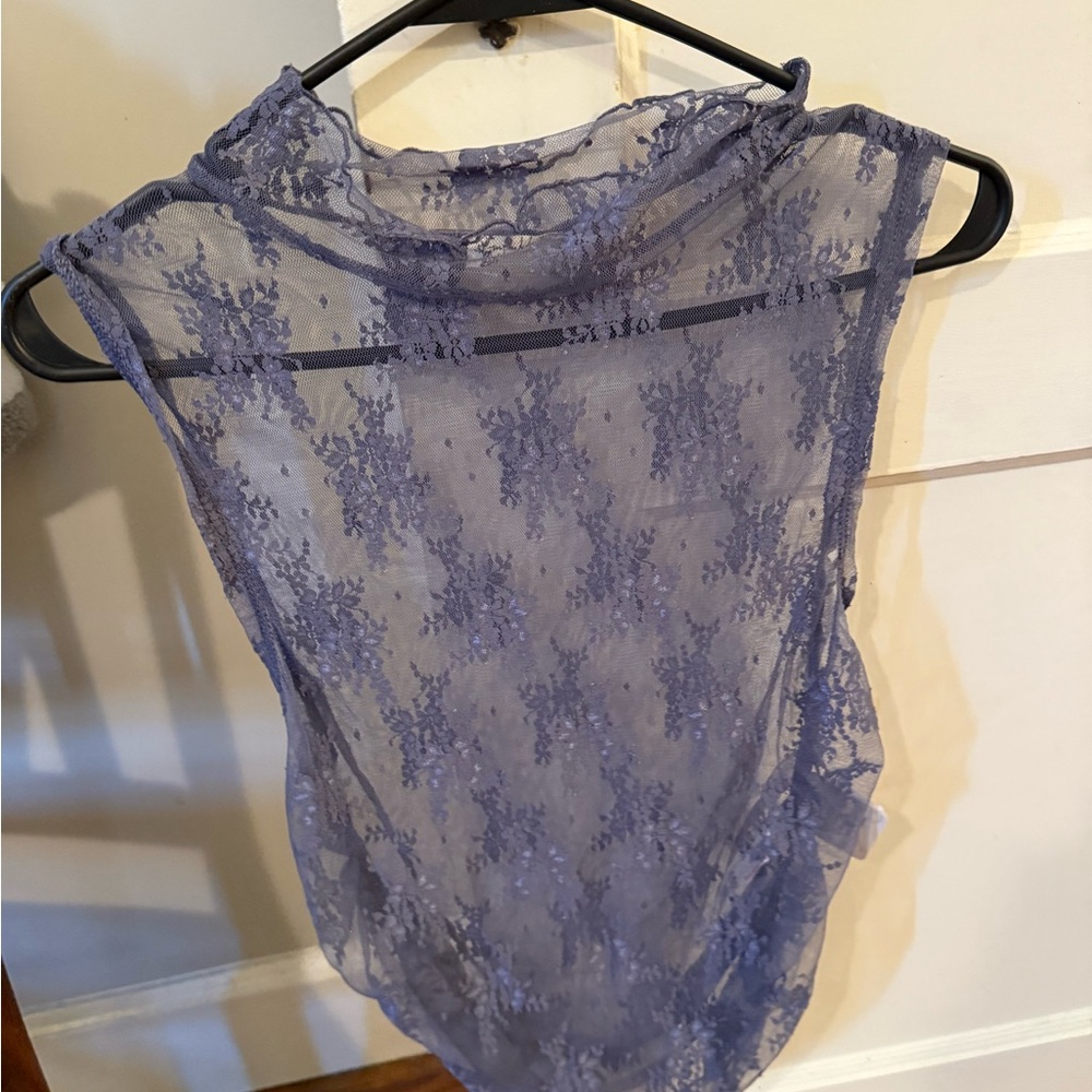 Sheer Lace Sleeveless Top free people
